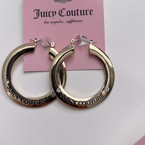 Juicy couture earring / hoops
